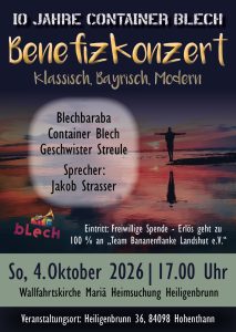 Flyer Benefizkonzert