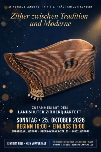 Flyer mit Zither